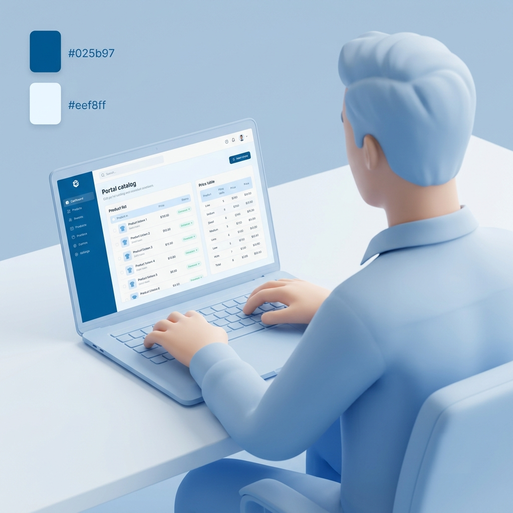 Разработка B2B-портала на 1С-Битрикс: сотрудник работает с каталогом и прайс-листом в личном кабинете