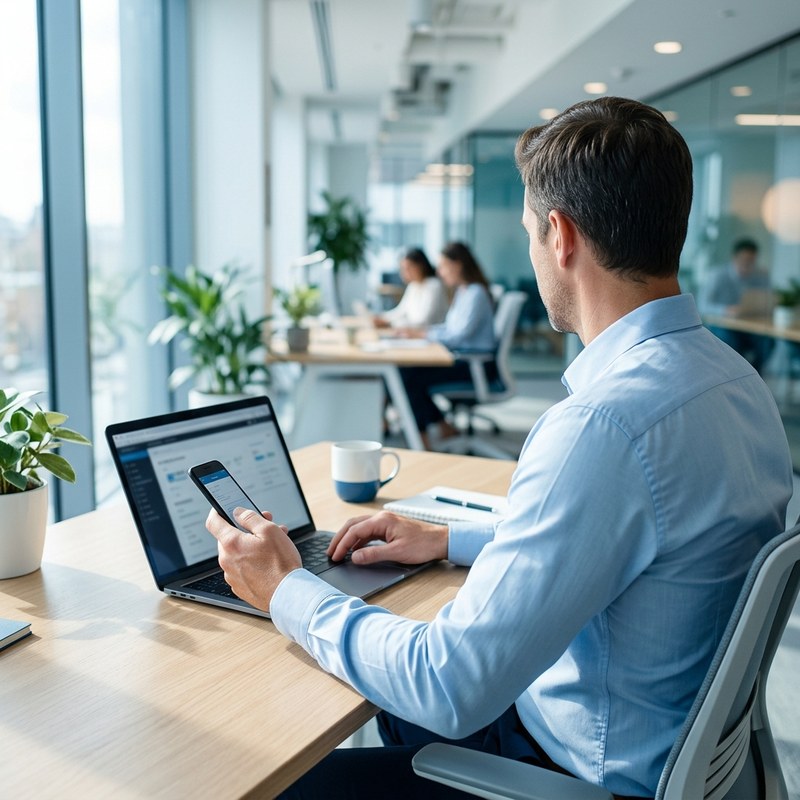 Менеджер отдела продаж работает с сообщениями клиентов в CRM: связка Wazzup и Битрикс24