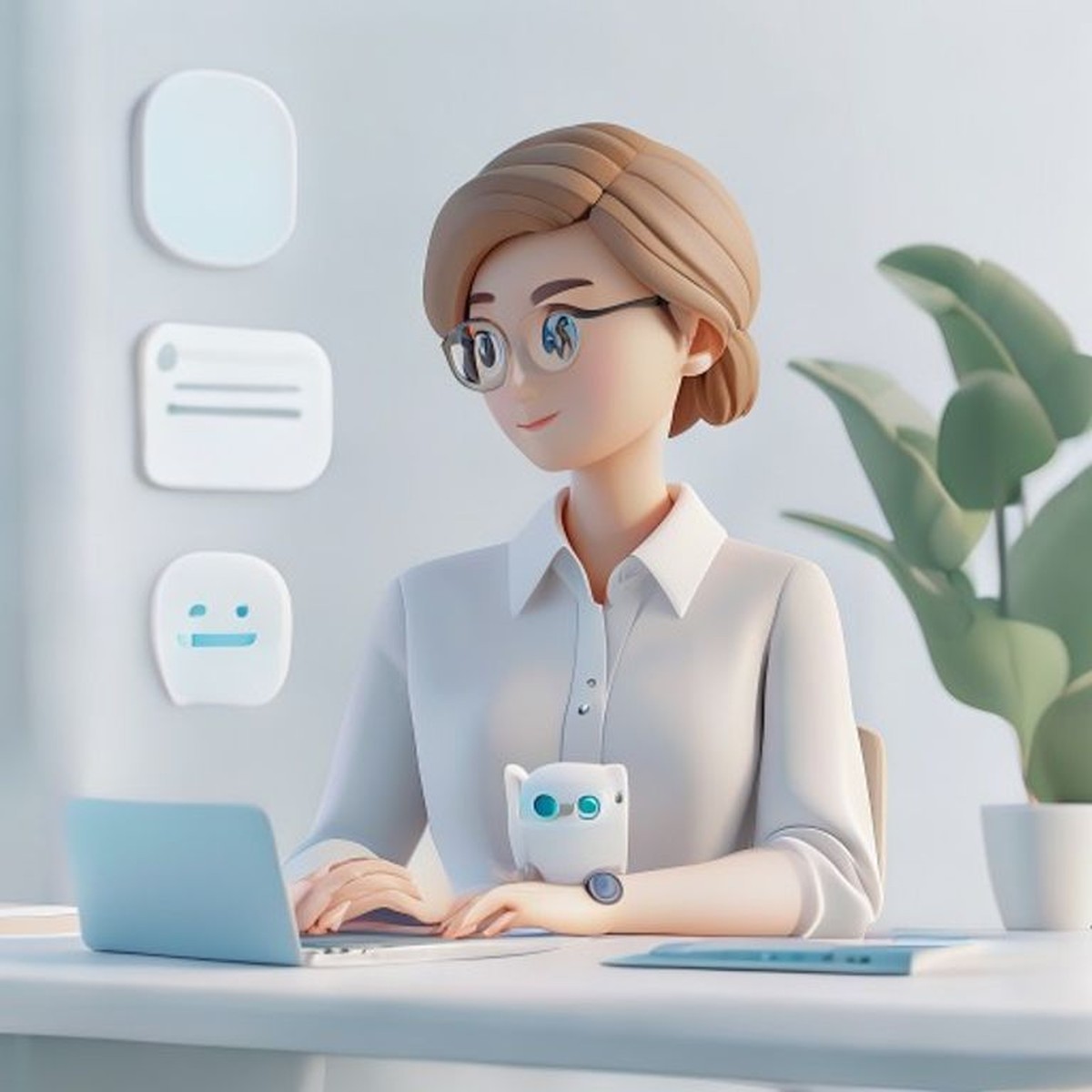 AI-агент отвечает на вопросы клиентов в чат-боте на сайте WordPress