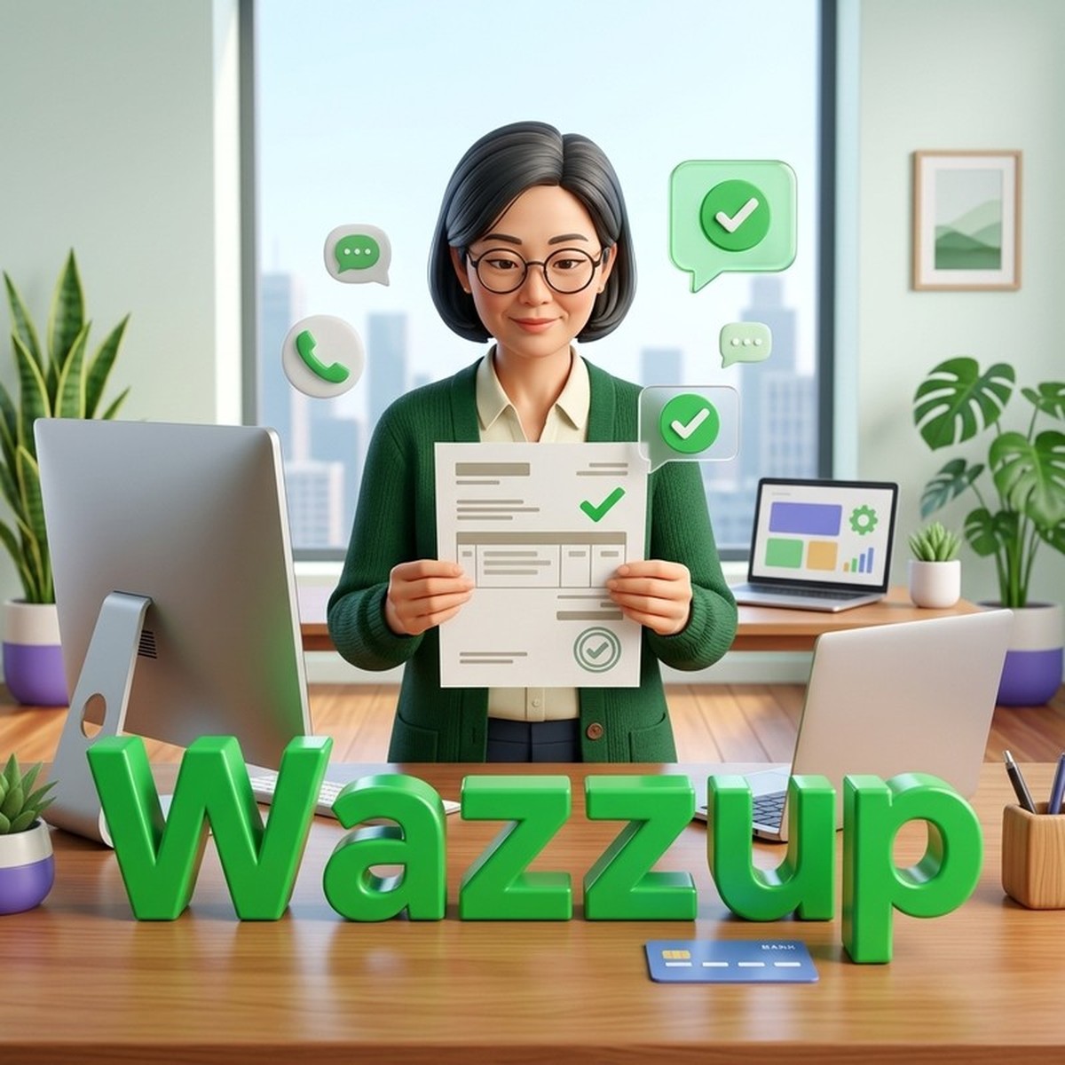Счёт с отметкой об оплате и банковская карта: как оплатить лицензию Wazzup в Казахстане