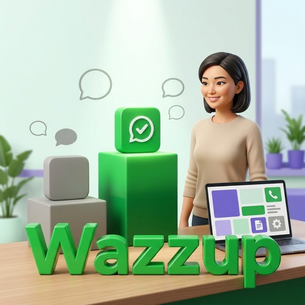 Серый и зелёный блоки на пьедесталах: почему бизнес выбирает Wazzup, а не аналоги